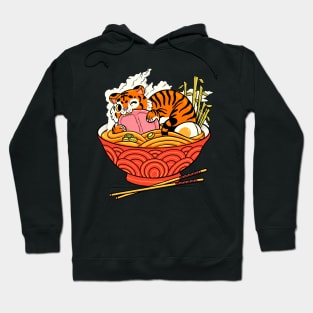 Tiger Loves Ramen Hoodie